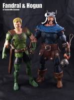 Fandral & Hogun (Marvel Legends) Custom Action Figure