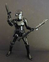 Blackhole Shadow Storm Trooper ( Star Wars Black Series ) (Star Wars) Custom Action Figure