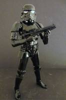 Blackhole Shadow Storm Trooper ( Star Wars Black Series ) (Star Wars) Custom Action Figure