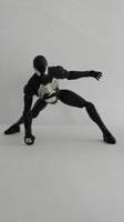 Black Costume Spierman (Marvel Universe) Custom Action Figure