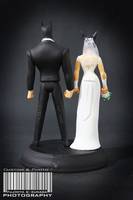 Animated Batman & Catwoman in Wedding Suits (Justice League Unlimited) Custom Action Figure