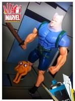 Cable Halloween Custom - Finn the Human (X-Force) Custom Action Figure