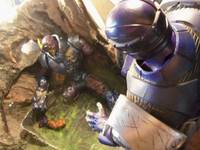 Destroyed Sentinel (Marvel Universe) Custom Diorama / Playset