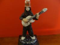 Masked Guitar Player (Musicians) Custom Miniature / Figurine