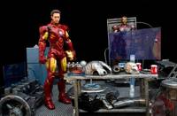 Tony Stark Workshop (Iron Man) Custom Diorama / Playset