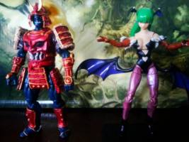 Morrigan & Bishomon (Darkstalkers) Custom Action Figure