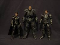 Man of Steel Movie: Faora-Ul and Namek 4 Inch Scale Custom Figures (Superman) Custom Action Figure