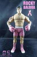 Rocky Balboa in Pink (Movie Masters) Custom Action Figure