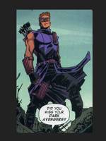 Dark Avengers Dark Hawkeye ( Barney Barton ) (Marvel Universe) Custom Action Figure