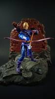 Dark Avenger Dark Hawkeye ( Bullseye ) (Marvel Universe) Custom Action Figure