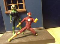 Custom M.U Style Green Arrowii ( Artemis ) and Flash III ( Wally ) (Marvel Universe) Custom Action Figure