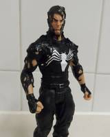 Eddie Brock/ Venom Mid-Transformation (Spider-Man) Custom Action Figure
