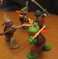 TMNT in Training (Teenage Mutant Ninja Turtles) Custom Action Figure