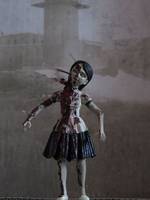 Glass Girl Zombie (Walking Dead) Custom Action Figure