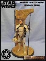 Sandtrooper Dewback Rider (Star Wars) Custom Statue / Bust