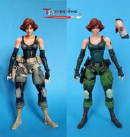 Metal Gear Solid Meryl Play Arts (Metal Gear Solid) Custom Action Figure