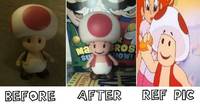 Toad (Super Mario Bros. Super Show) (Super Mario Bros) Custom Action Figure
