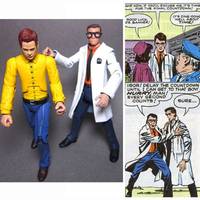 Bruce Banner the Incredible Hulk (GREY First Appearance, with Rick Jones) (Marvel Legends) Custom Action Figure