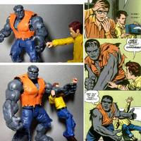 Bruce Banner the Incredible Hulk (GREY First Appearance, with Rick Jones) (Marvel Legends) Custom Action Figure