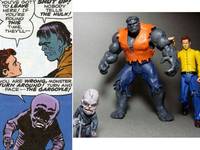 Bruce Banner the Incredible Hulk (GREY First Appearance, with Rick Jones) (Marvel Legends) Custom Action Figure
