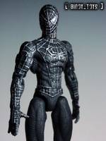Sam Raimi Movie Black Spider-Man (Marvel Legends) Custom Action Figure