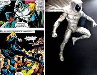 Marc Spector:  Moon Knight (with Marlene, Frenchie, and Bushman) (Marvel Legends) Custom Action Figure