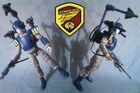 Zone Rider Commander Dirk Courage ("V") Custom Action Figure