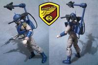 Zone Rider Commander Dirk Courage ("V") Custom Action Figure