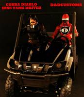 Cobra DIABLO Hiss Tank Driver (G.I. Joe) Custom Action Figure