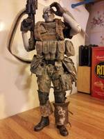 WWR Heavy Gunner Grunt (Zombies vs. Robots) Custom Action Figure