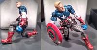 Battle Damage Ultimate Captain America (Marvel Legends) Custom Action Figure