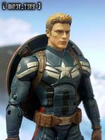 Steve Rogers /  Captain America 2 (Marvel Legends) Custom Action Figure