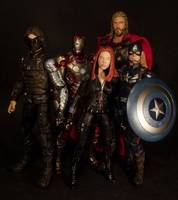 Black Widow Winter Soldier Movie Repaint (Marvel Legends) Custom Action Figure