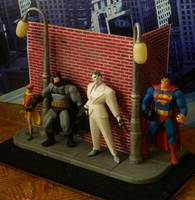 The Dark Knight Alley W/Lights! (Batman - Dark Knight Returns) Custom Diorama / Playset