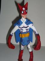 The Patriotic Bat Guardian (a JAMIE HEWLETT ART TRIBUTE) (Tank-Girl) Custom Other