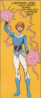 LIGHTNING LASS Ayla Ranzz Legion of Super-Heroes Member (DC Universe) Custom Action Figure