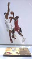 Lebron James (Floridian'sjersey) Vs Michael Jordan (Unwritten) Custom Action Figure