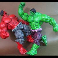 Hulk (Alternate Head Version 2) (Marvel Select) Custom Action Figure
