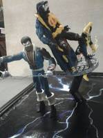 Electric Slide Meme Diorama. Static Is Custom (DC Superheroes) Custom Diorama / Playset