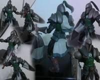 Saint George , the Emerald Knight (Green Lantern) Custom Action Figure