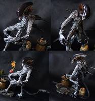 Aliens Armada: Grey Drone (Aliens) Custom Action Figure