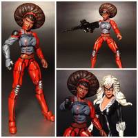 "Heroes for Hire", Misty Knight, Colleen Wing, Tarantula (Marvel Universe) Custom Action Figure