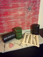 Urban Sidewalk (Teenage Mutant Ninja Turtles) Custom Diorama / Playset
