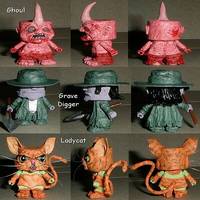 Super-Deformed Interchangeable Monster Figure Set (Castlevania) Custom Miniature / Figurine
