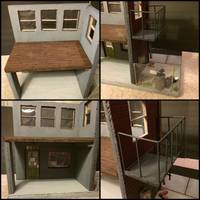 Franks Gun Shop  Apt Safehouse Hideout 1/12 Scale Diorama FINISHED!! (Marvel Legends) Custom Diorama / Playset