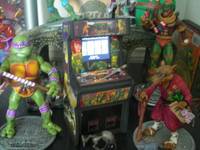 Master Splinter Cartoon Style with Mini TMNT ARCADE GAME! (Teenage Mutant Ninja Turtles) Custom Action Figure