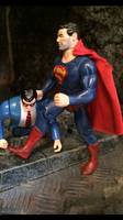 Evil Superman (Superman III) (Super Powers) Custom Action Figure