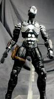 Play Arts Kai AGENT VENOM (Venom) Custom Action Figure