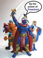 Warrior Grover (Masters of the Universe) Custom Action Figure