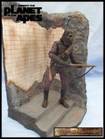 Gorilla Soldier (Planet of the Apes) Custom Diorama / Playset